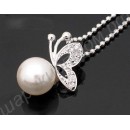 Подвеска Butterfly Pearl Gift Necklace Jewelry